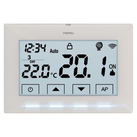 Chronothermostat wall-mounted Perry WIFI white...