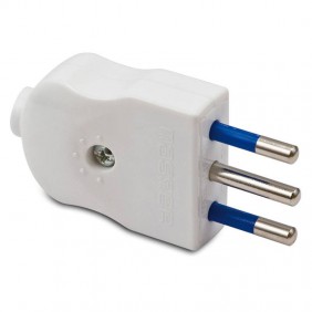 Spina elettrica Master Compact 2P+T 10A Bianco...