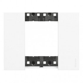 Bticino Living Now Platte 2 Module weiß KA4802KW