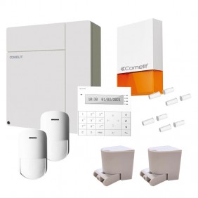 Comelit burglar alarm kit with control unit...
