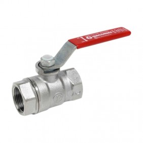 Giacomini ball valve F/F 3/4 red lever handle...