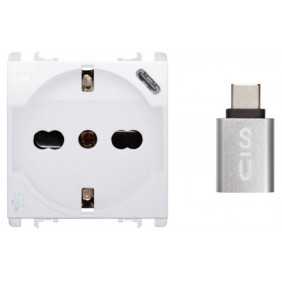 Urmet Simon Nea 250V Schuko-Steckdose P40 mit...