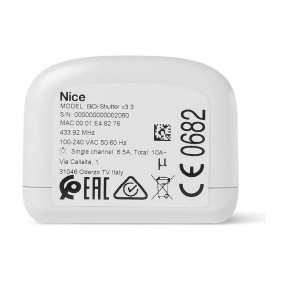 Nice Bidirectional shutter interface BIDI-SHUTTER