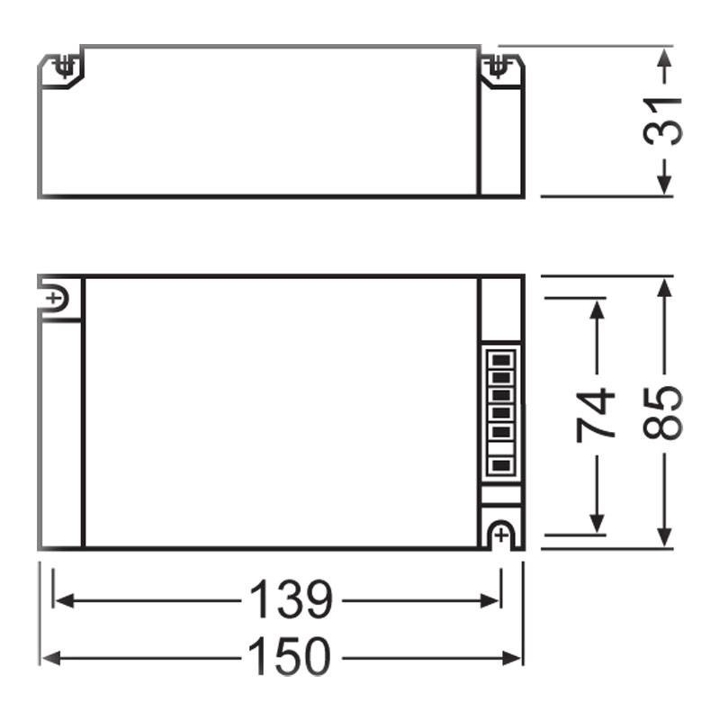 Ledvance Osram Pti JM elektronisches Vorschaltgerät 150W 220/240V PTI150S