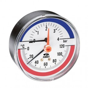 Termomanometro Watts TIM-ABS 80 0-6 bar 0-120...