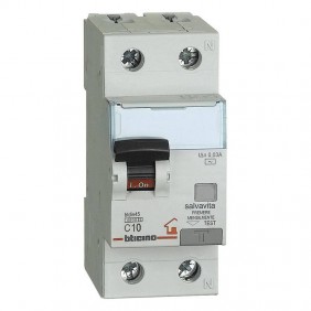 Bticino magnétothermique différentiel 10A 1P+N...