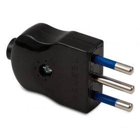 Spina elettrica Master COMPACT 2P+T 10A Nero...