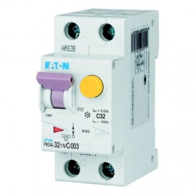 Eaton 32A 1P+N 4.5kA 30mA Residual Current...
