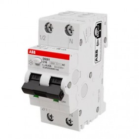 Magnetotérmico diferencial Abb 16A 1P+N 30MA AC...