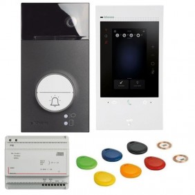 Bticino Linea 3000 black and Classe 300EOS Wifi...