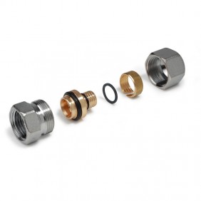 Racor recto roscado Giacomini para tubos F 3/4...