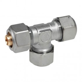 Raccordo a T Giacomini 26x3 mm con adattatori...