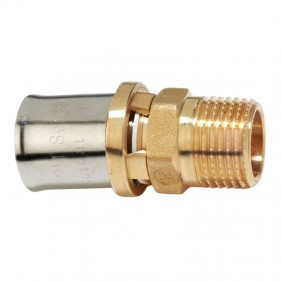 Racor recto roscado Giacomini Macho 3/4 16x2 mm...