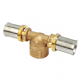 Raccord té fileté Giacomini F 1/2 16x2 mm...