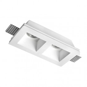 Foco Doble cuadrado empotrable Century GU10 en...