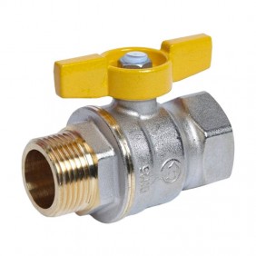 Giacomini straight butterfly ball valve for gas...