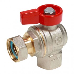 Válvula de bola a escuadra bajo caldera...