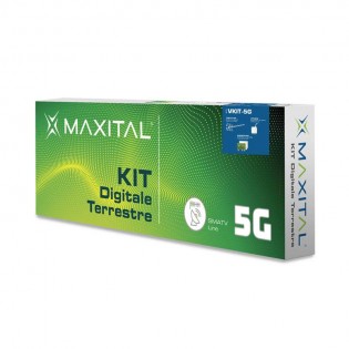 Kit Completo Antena 5G + Amplificador 40dB Para TDT - Triple UHF, 15dB, Montaje Fácil Con Conector F