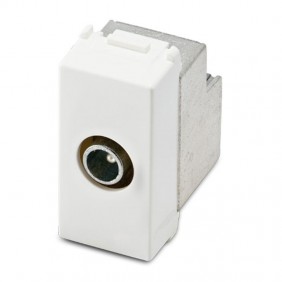 Presa TV Coassiale Master IEC Maschio Diretta...