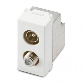 Presa coassiale TV/SAT Master IEC Maschio...