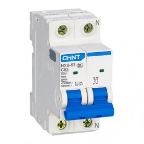 Chint Circuit Breaker NXB-63S 1P+N 32A 4.5 kA C...