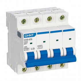 Chint Circuit Breaker NXB-63S 4P 50A 4.5kA C 4M...