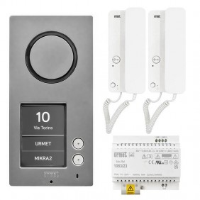 Kit citofonico bifamiliare Urmet 2Voice 1183/632