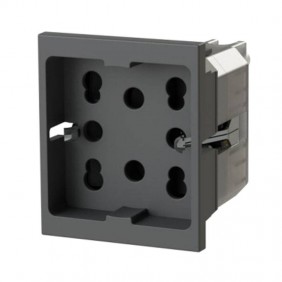 Toma Schuko 4Box Side Vimar Linea negro...