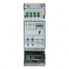 Attuatore con 2 relè Bticino My Home 27 Vdc 2...