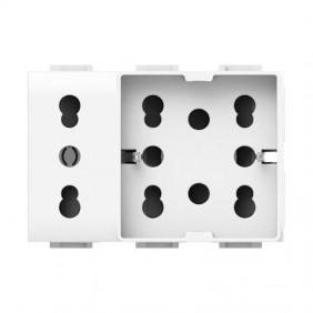 Prise électrique universelle 10/16A 3 modules...