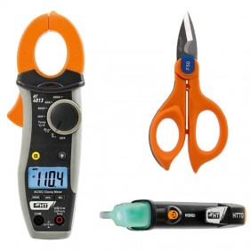 Kit HT Pinza Amperometrica Forbice tagliacavo e...