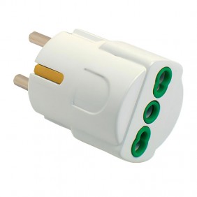 Adattatore S31 a 1P17/11 Fanton Schuko e Presa...