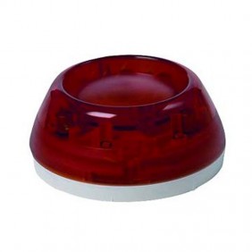 Siemens optical fire alarm beeper on red loop...