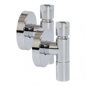 Kit Rubinetti sottolavabo Luxor a squadra con...