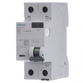 Disjoncteur différentiel Siemens 40A 2P 30mA...
