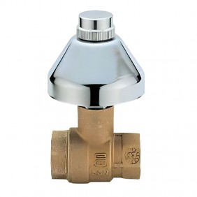 Enolgas Flush-mounted ball valve F/F 3/4 with...