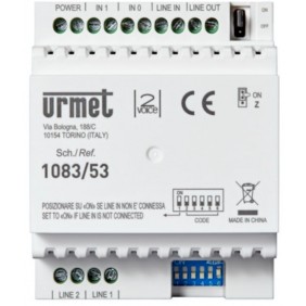 2Voice column distributor Urmet 1083/53