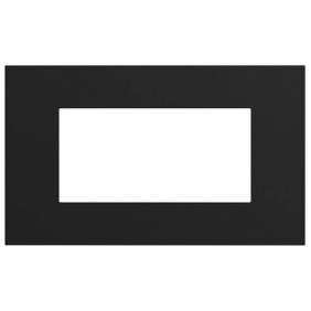 Urmet Lybra plate 4 modules black 27804.NR