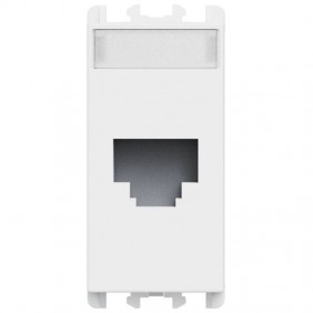 Prise RJ45 Urmet Lybra CAT6 UTP 1 module blanc...