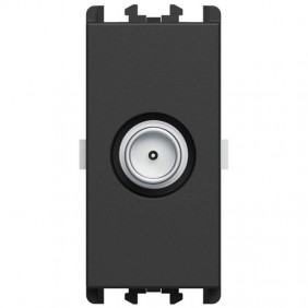 Prise TV Urmet Lybra directe mâle 1 Module noir...