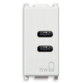 Alimentation USB Vimar Plana 5V 3A 1 Module...