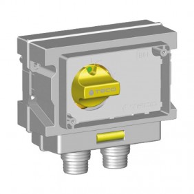 Teco Gas shut-off tap recessed K2.1 U...