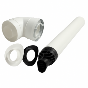 Kit scarico fumi a parete Rinnai coassiale...