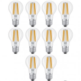 Ledvance Osram Kit 10 LED filament drop bulbs...