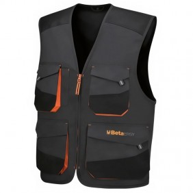 Chaleco BM para electricistas TWILL Easy Grey...