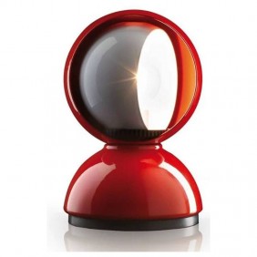 Artemide Eclisse red table lamp 0028030A