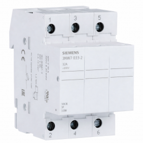 Siemens zylindrischer Sicherungshalter 3NW7 3P...