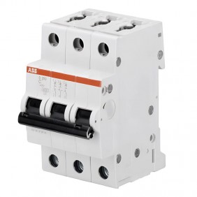 Disjoncteur Abb S203 50A 3P 6KA 3M courbe C