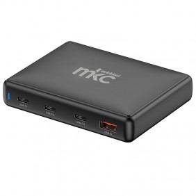 Caricatore USB GAN Melchioni 3 USB-C e 1 USB-A...