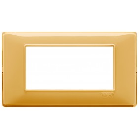 Vimar Plana plaque 4 modules couleur Reflex...